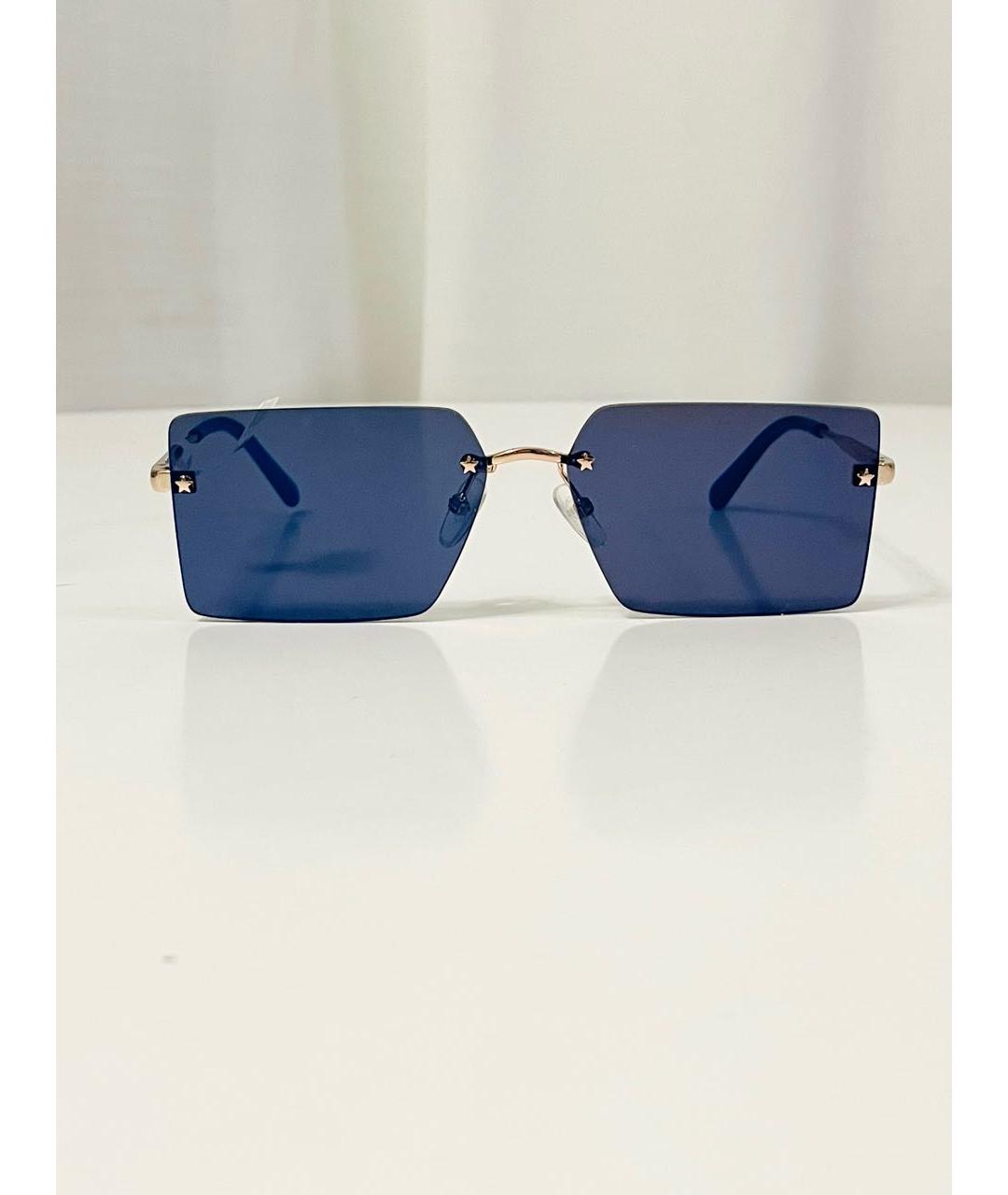 CHIARA FERRAGNI Синие металлические солнцезащитные очки, фото 9
