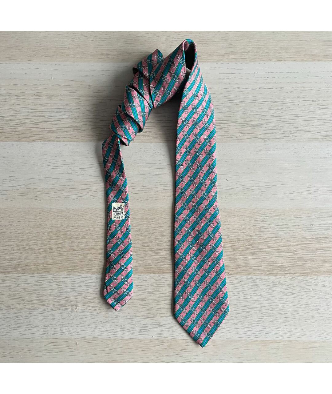 HERMES PRE-OWNED Мульти шелковый галстук, фото 2