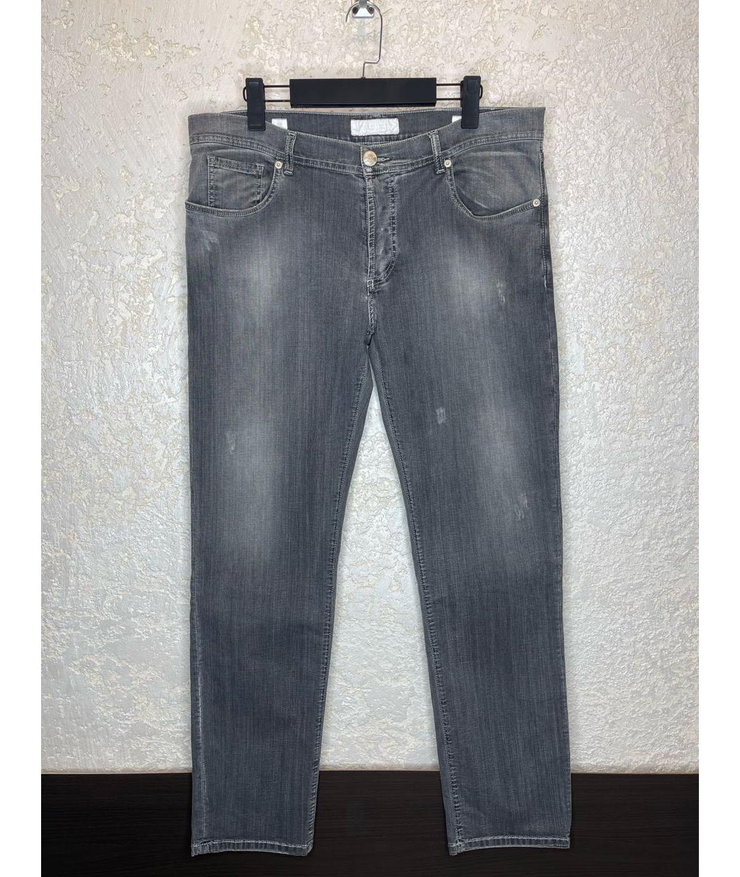 Richard J.Brown Серые хлопко-эластановые джинсы скинни, фото 9