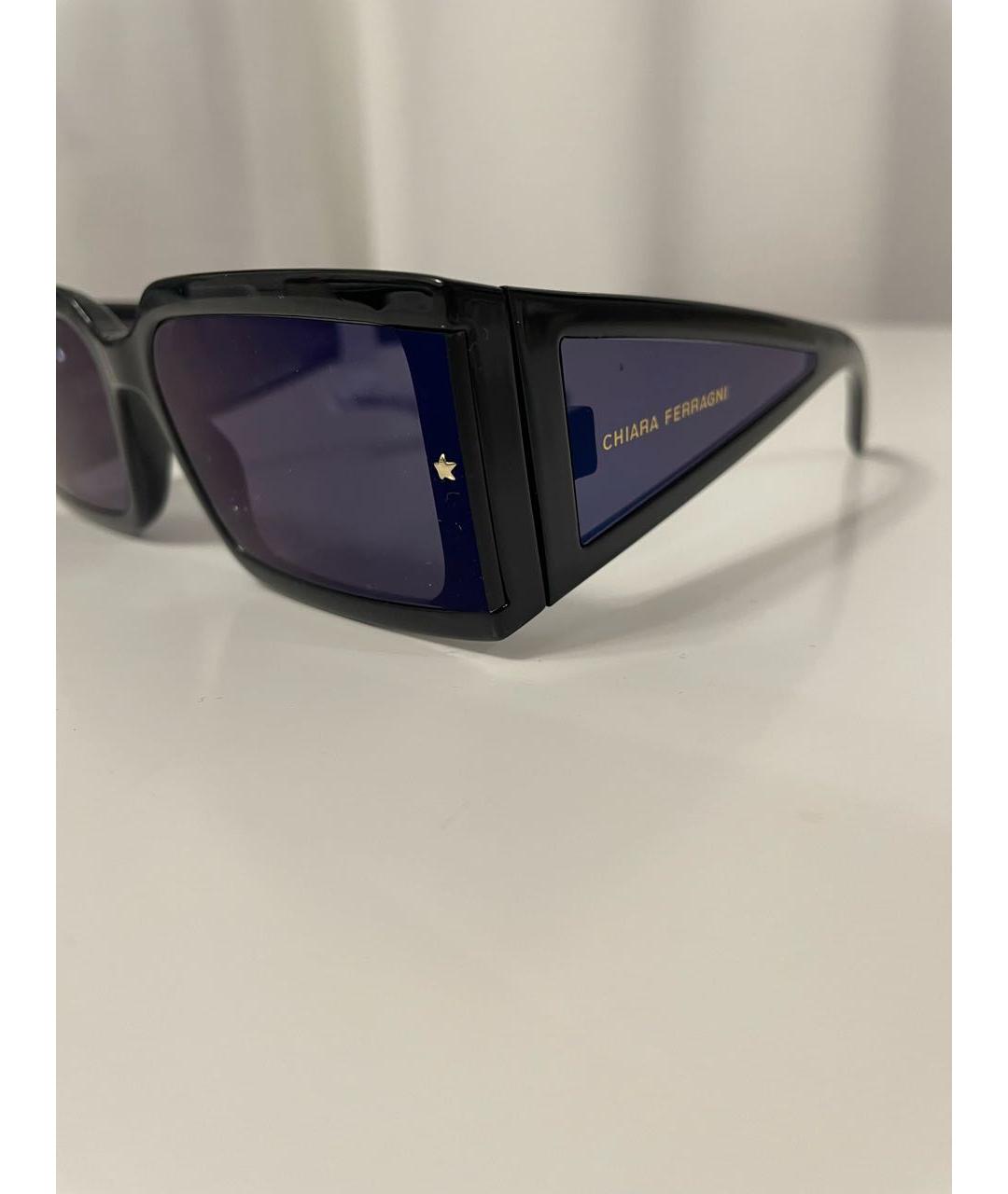 CHIARA FERRAGNI Темно-синие пластиковые солнцезащитные очки, фото 8