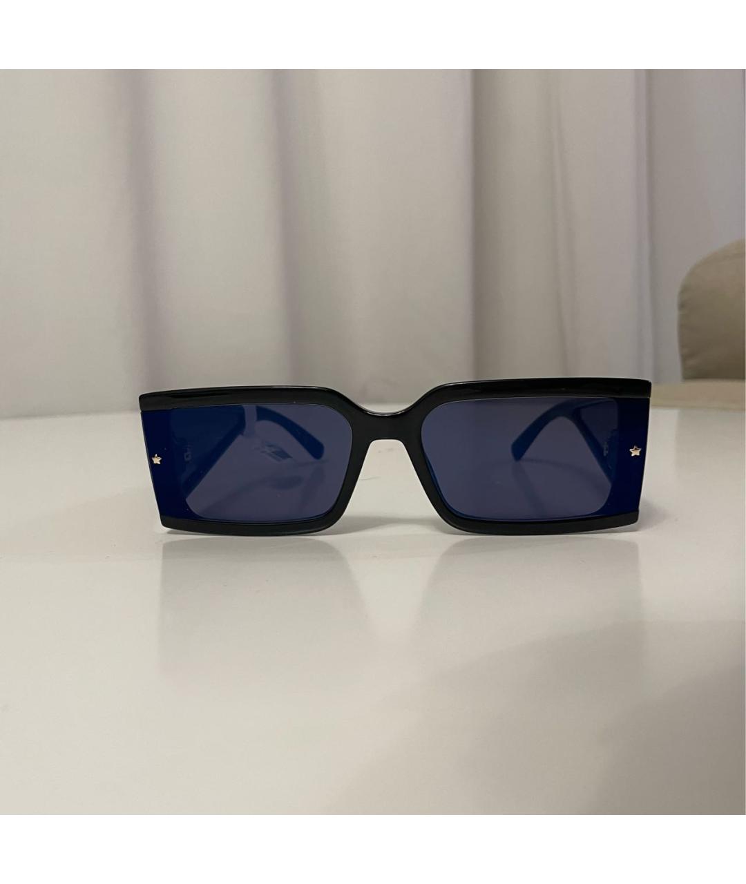 CHIARA FERRAGNI Темно-синие пластиковые солнцезащитные очки, фото 9