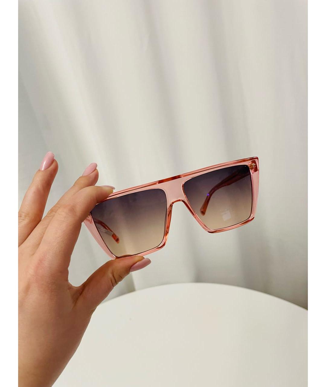 CHIARA FERRAGNI Розовые пластиковые солнцезащитные очки, фото 5