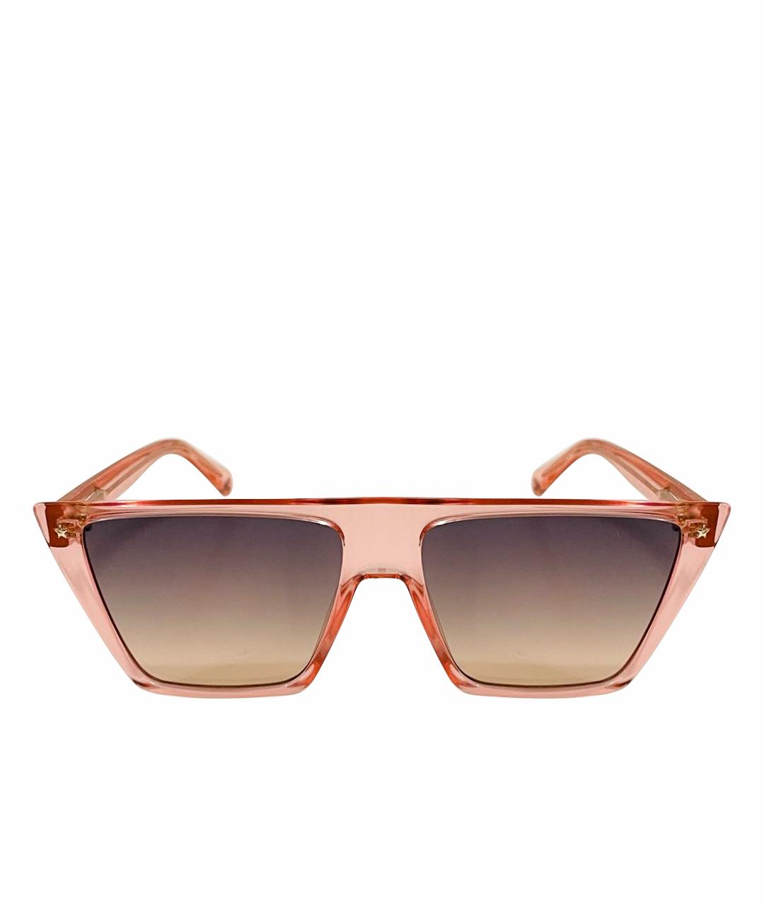 CHIARA FERRAGNI Розовые пластиковые солнцезащитные очки, фото 1