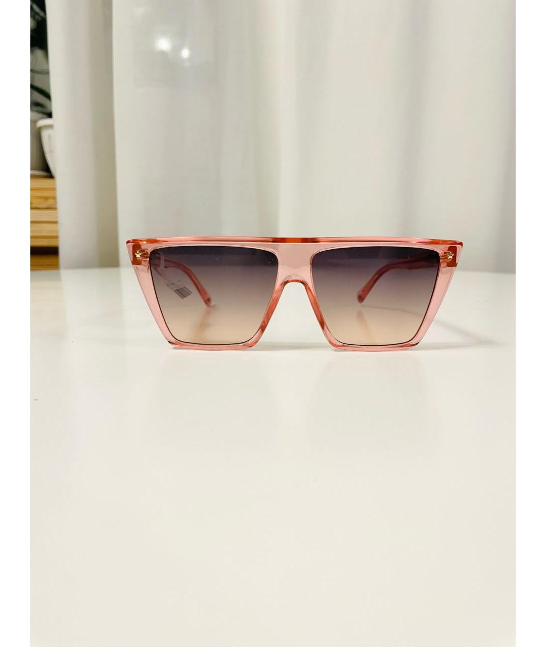 CHIARA FERRAGNI Розовые пластиковые солнцезащитные очки, фото 2