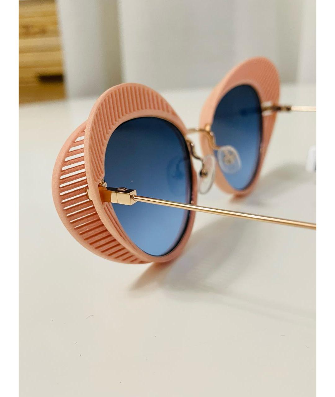OXYDO Розовые пластиковые солнцезащитные очки, фото 3