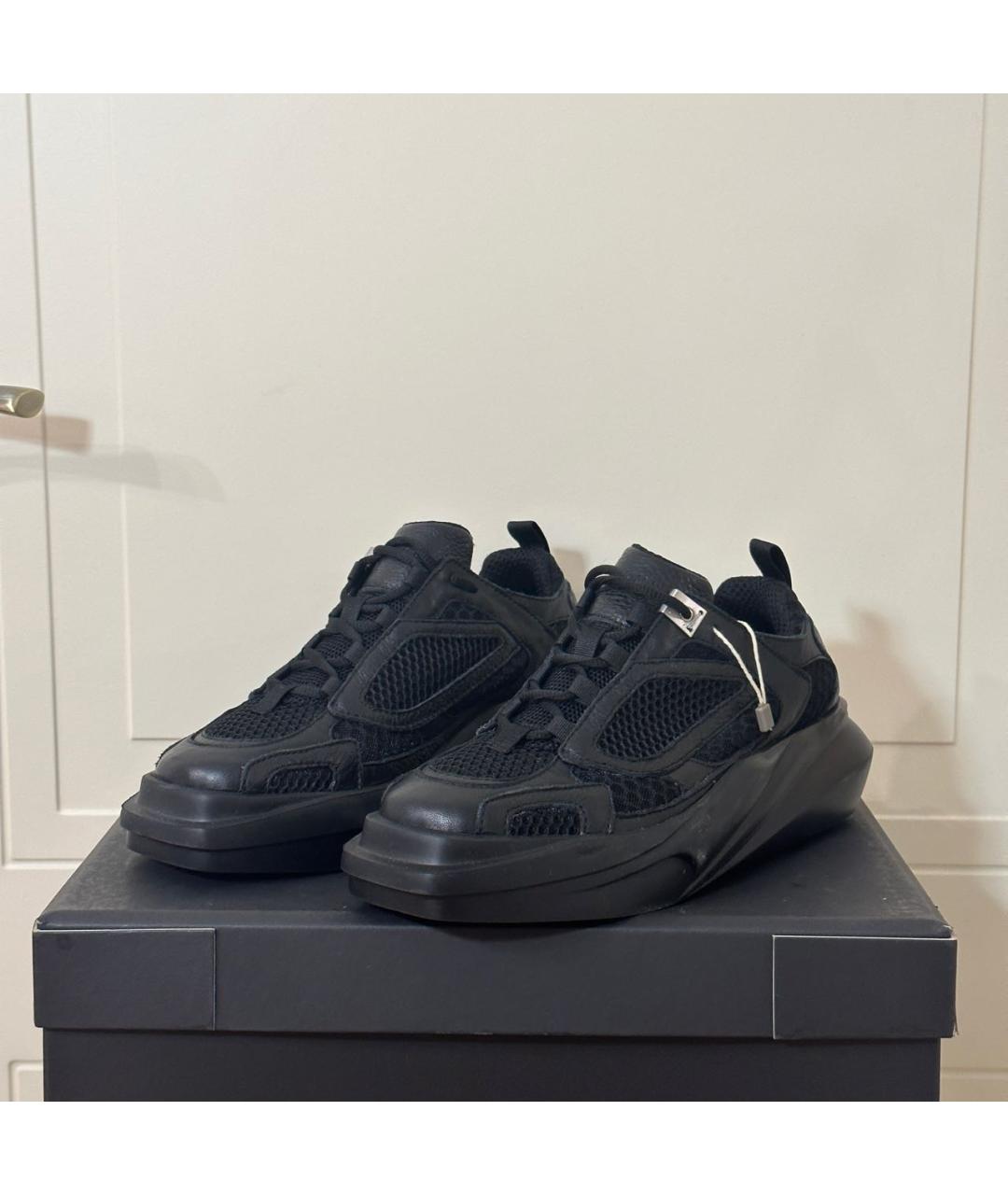 1017 ALYX 9SM Черные кожаные кроссовки, фото 2