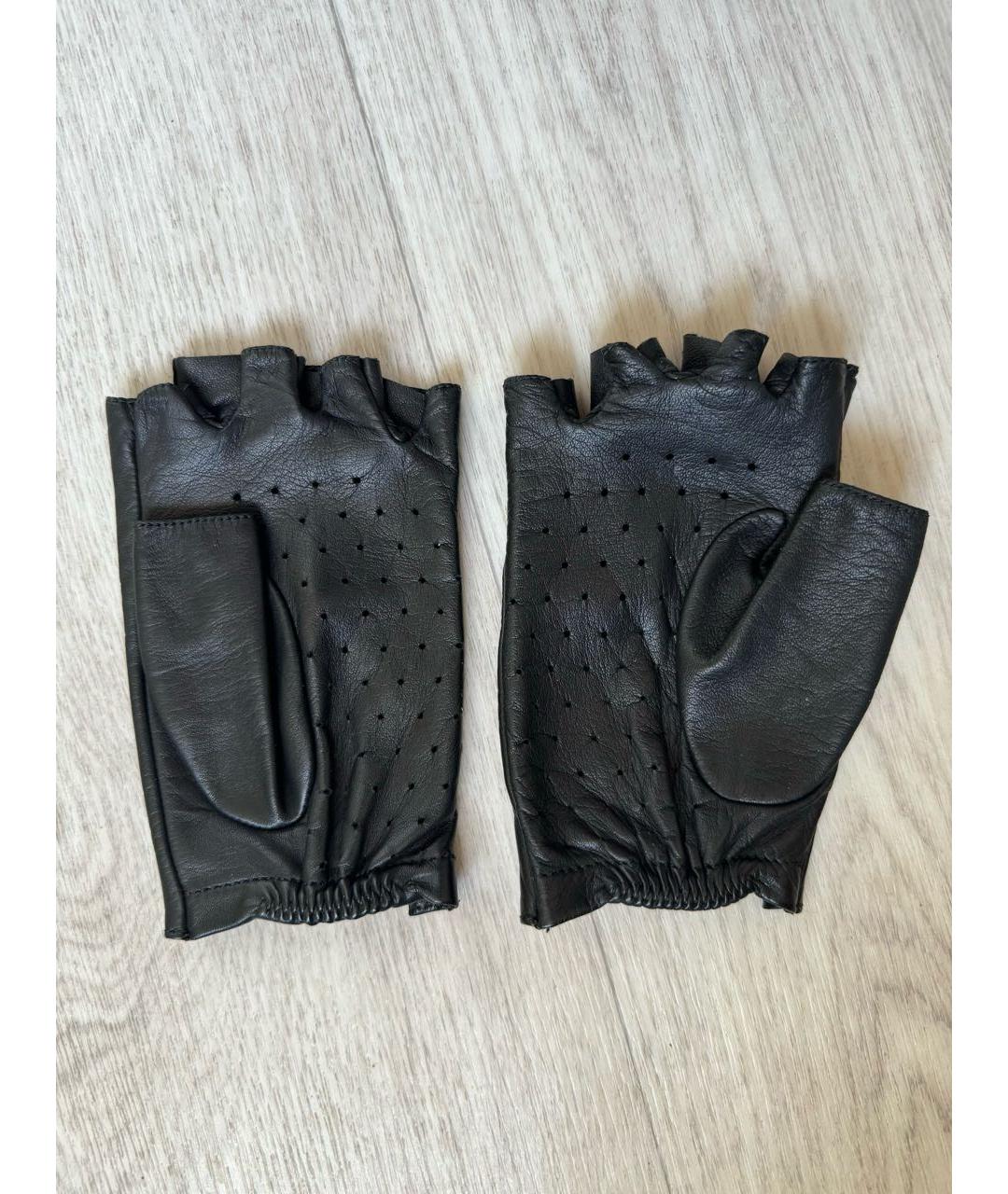 ZANELLATO Черные кожаные перчатки, фото 2