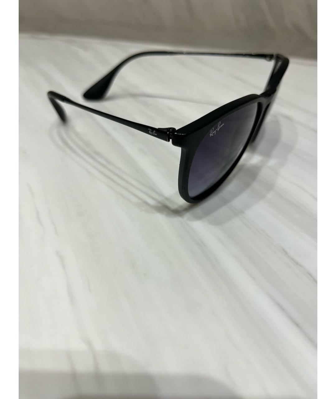 RAY BAN Черные солнцезащитные очки, фото 4