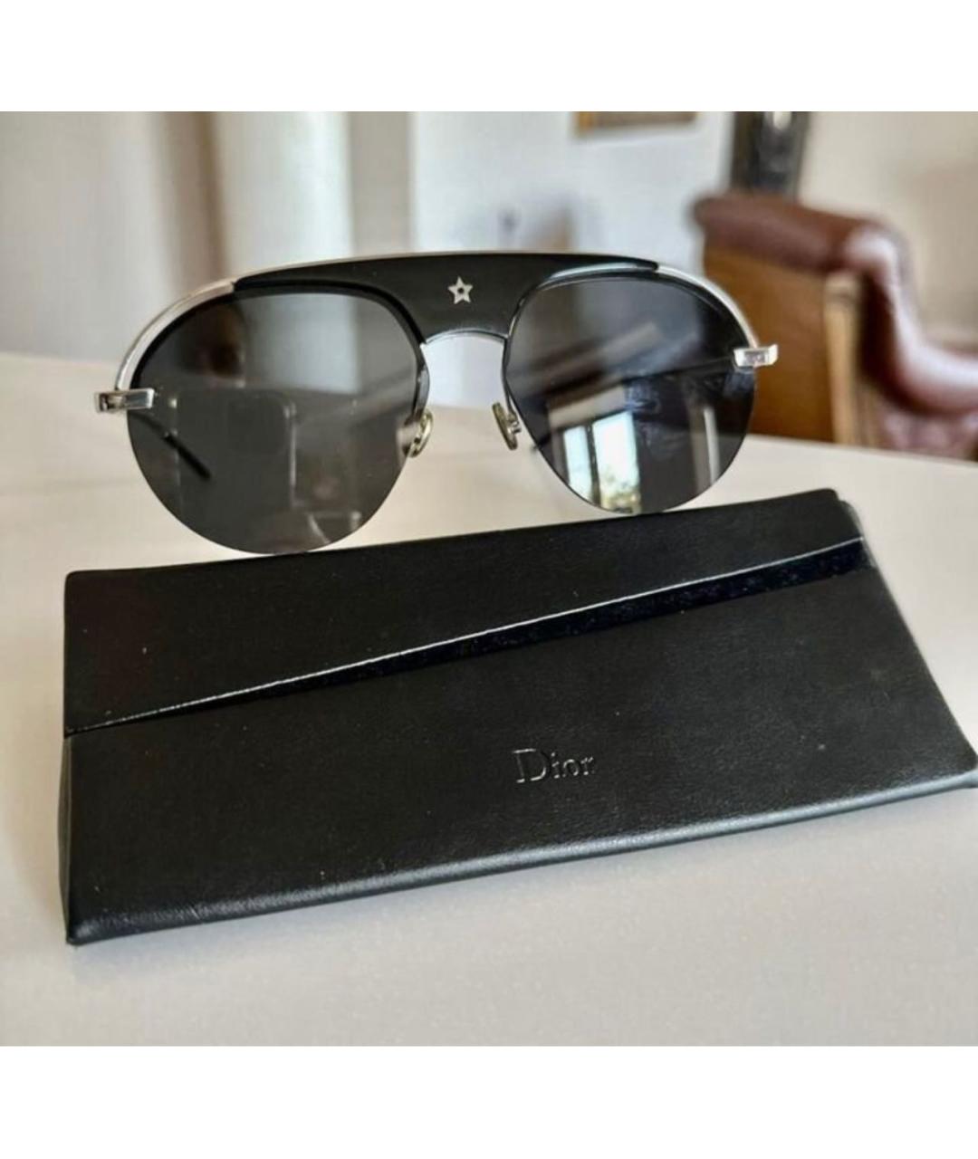 CHRISTIAN DIOR PRE-OWNED Черные солнцезащитные очки, фото 3