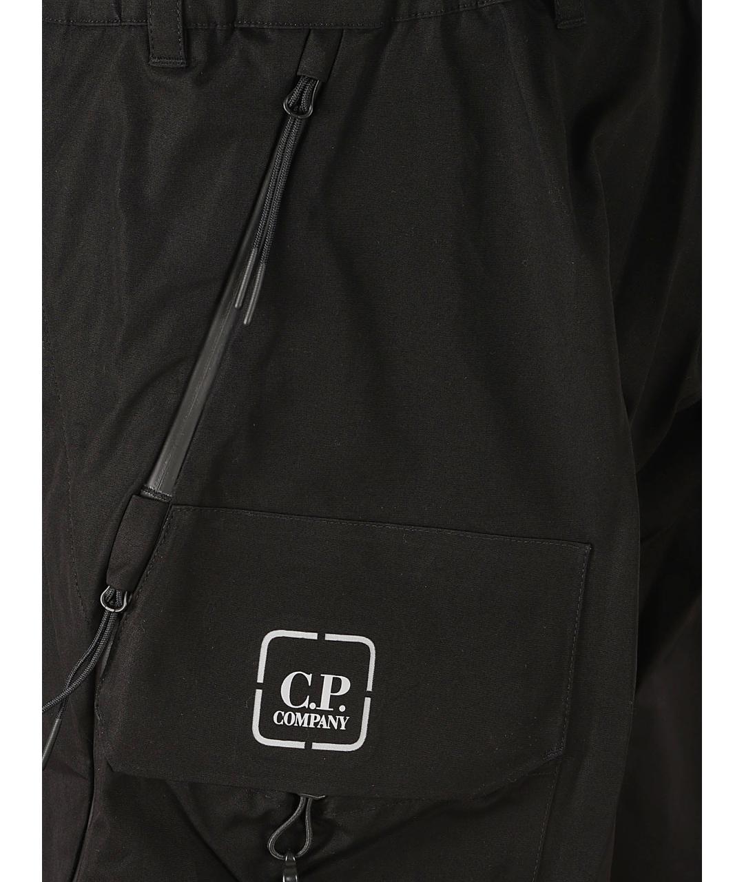 CP COMPANY Черные хлопковые шорты, фото 2