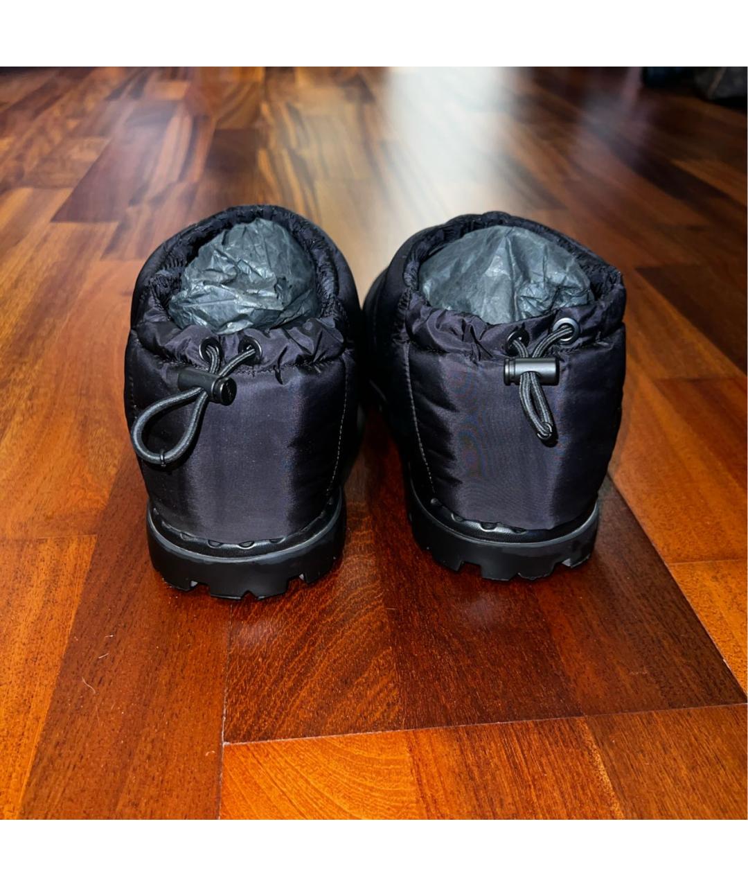PRADA Черные синтетические ботинки, фото 7