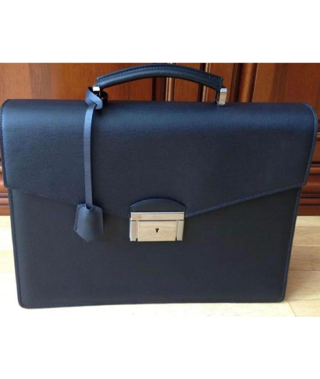 BRIONI Черный портфель, фото 4