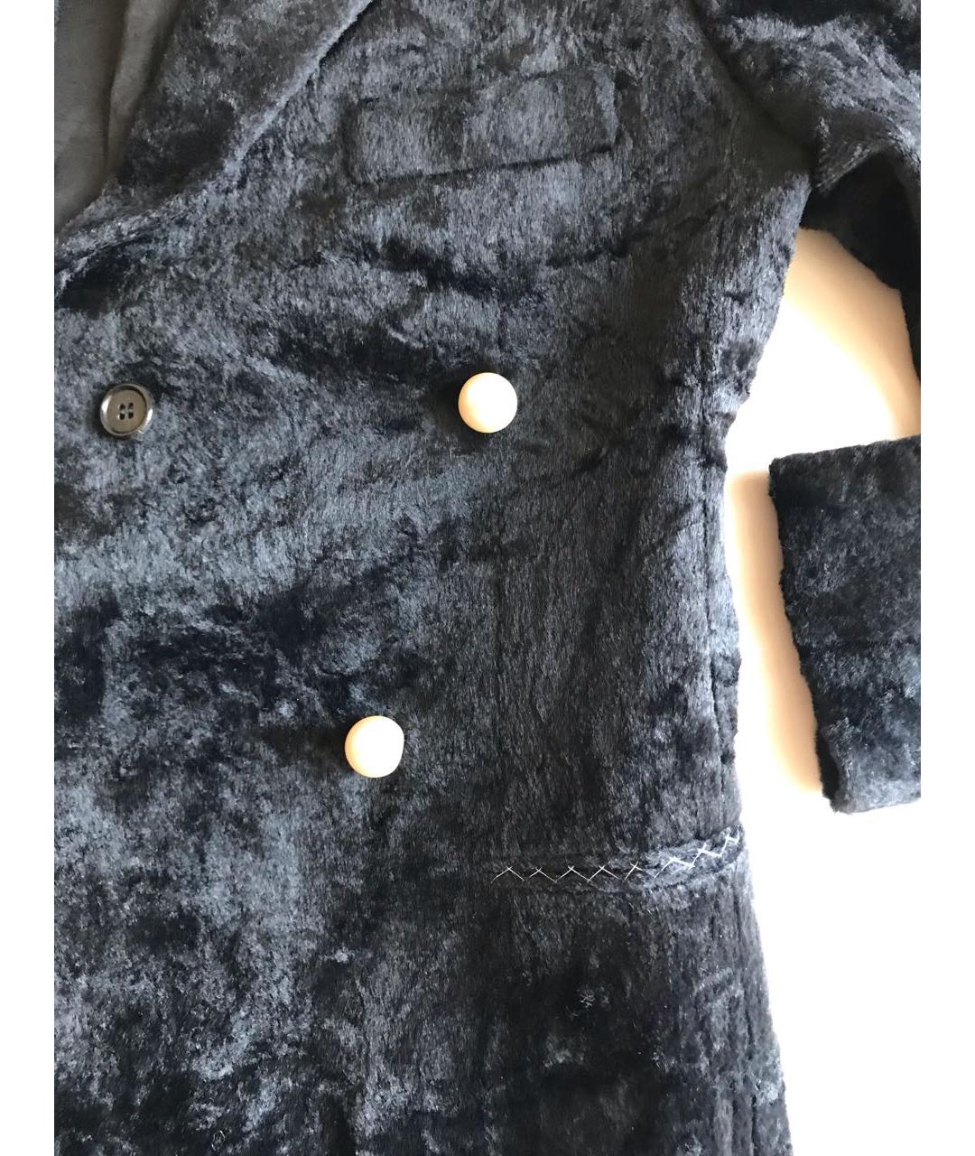 CELINE PRE-OWNED Черный бархатный жакет/пиджак, фото 4