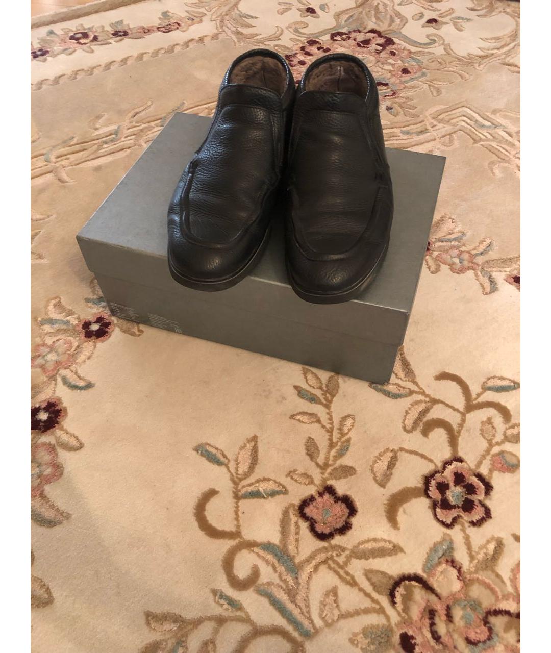 FABI Черные кожаные низкие ботинки, фото 2