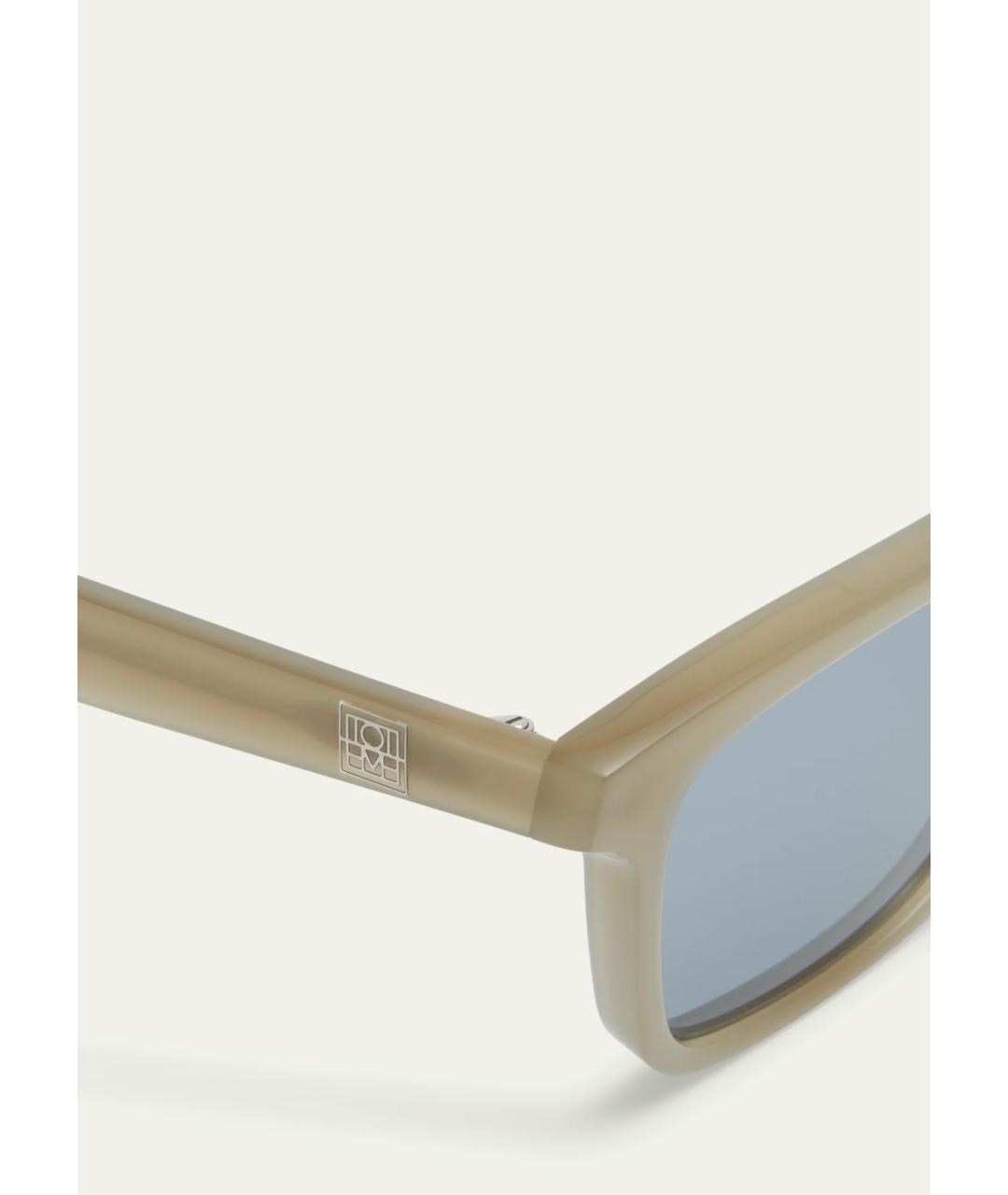 TOTEME Серые пластиковые солнцезащитные очки, фото 3