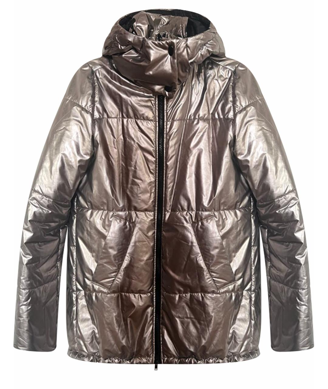 SPORTMAX Серебряная полиамидовая куртка, фото 1
