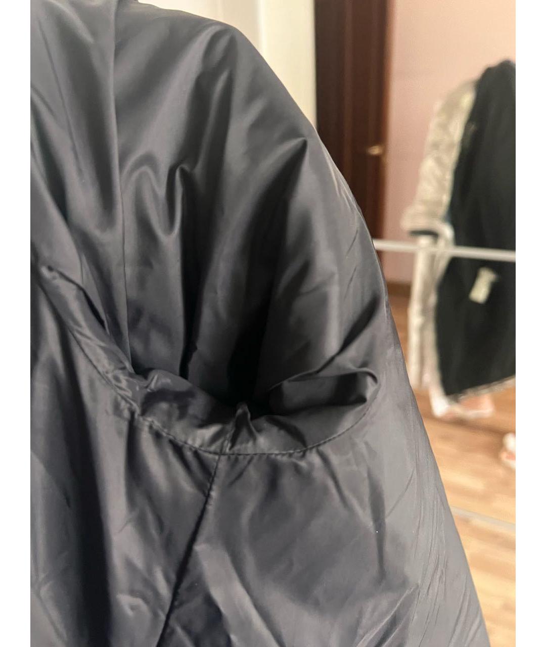 SPORTMAX Серебряная полиамидовая куртка, фото 6