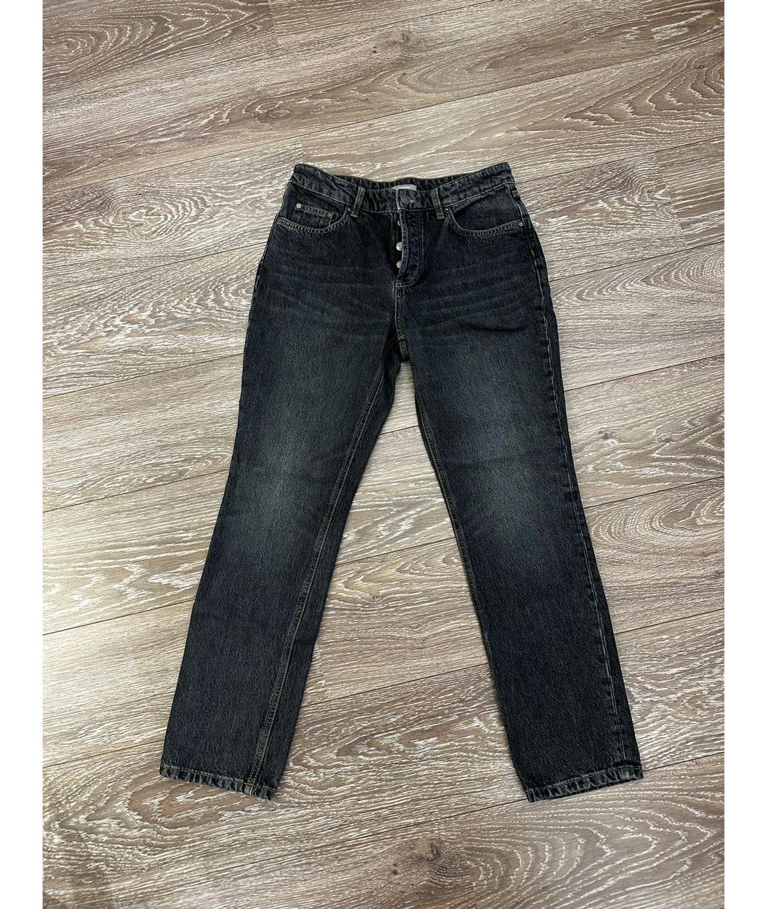 12 STOREEZ Серые хлопковые джинсы слим, фото 9