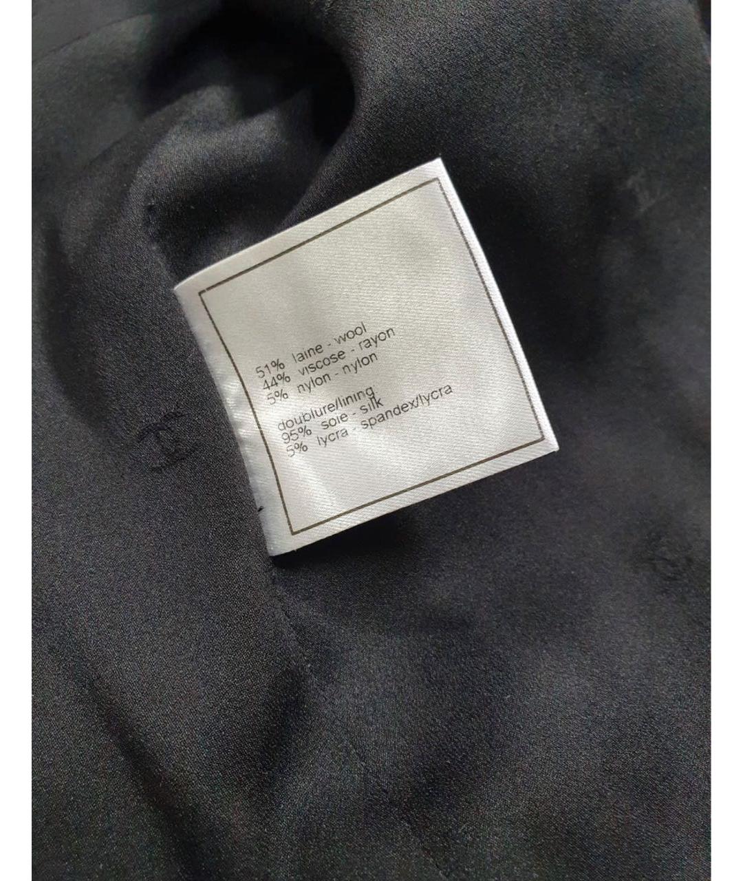 CHANEL PRE-OWNED Черный жакет/пиджак, фото 7