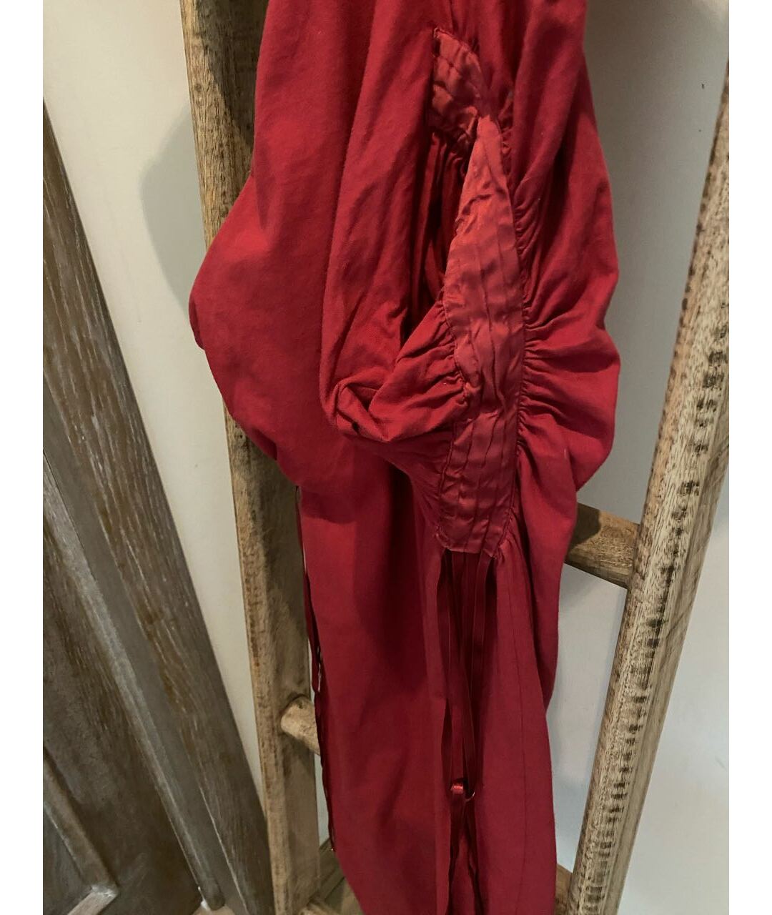 CHRISTIAN DIOR PRE-OWNED Красное хлопковое повседневное платье, фото 2