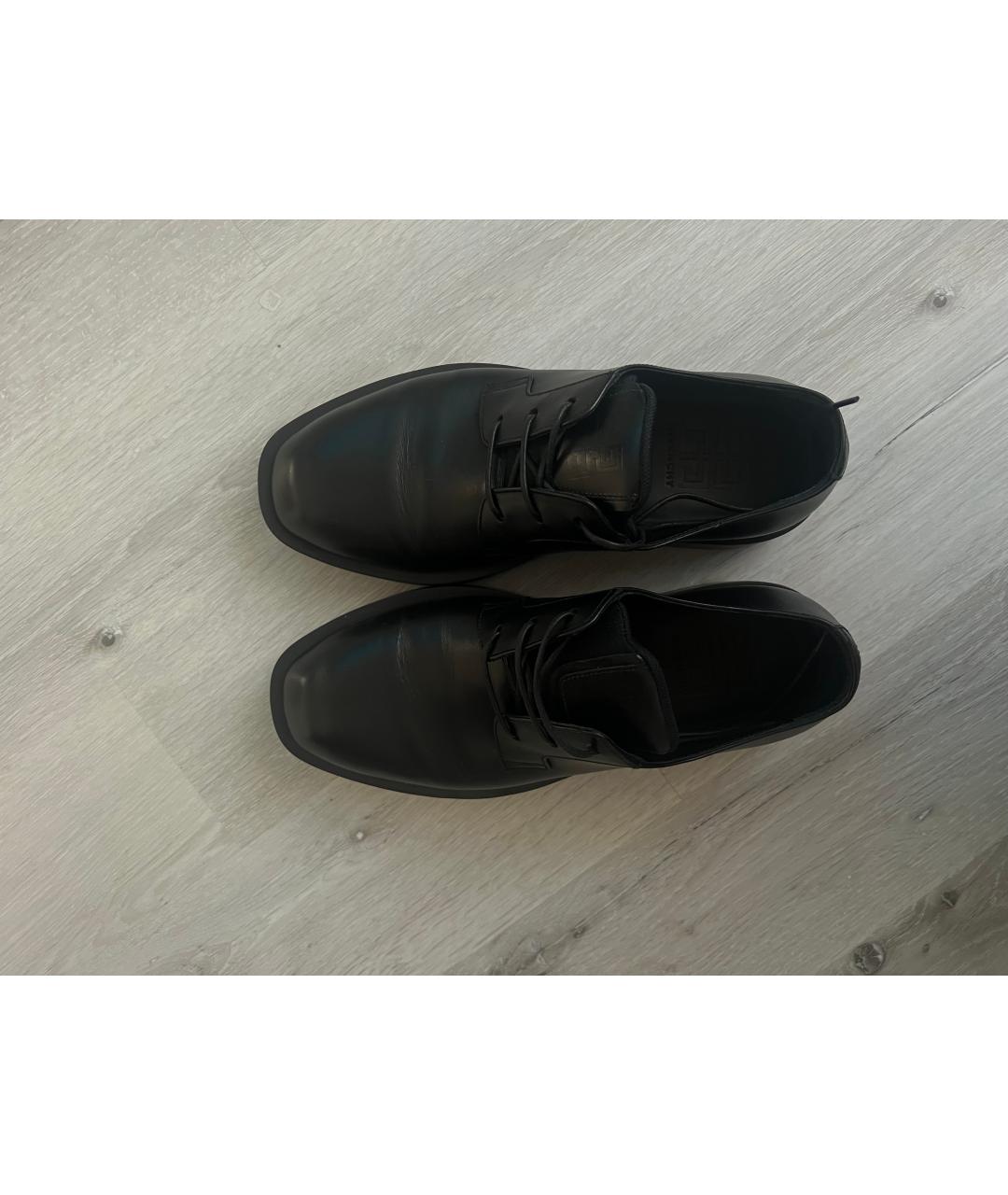GIVENCHY Черные кожаные низкие ботинки, фото 4