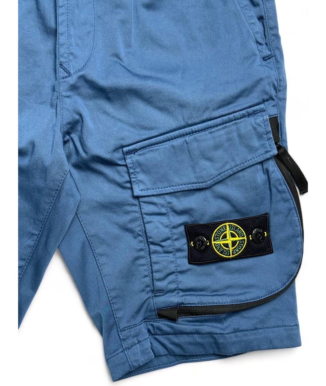 STONE ISLAND JUNIOR Хлопковые брюки и шорты, фото 2