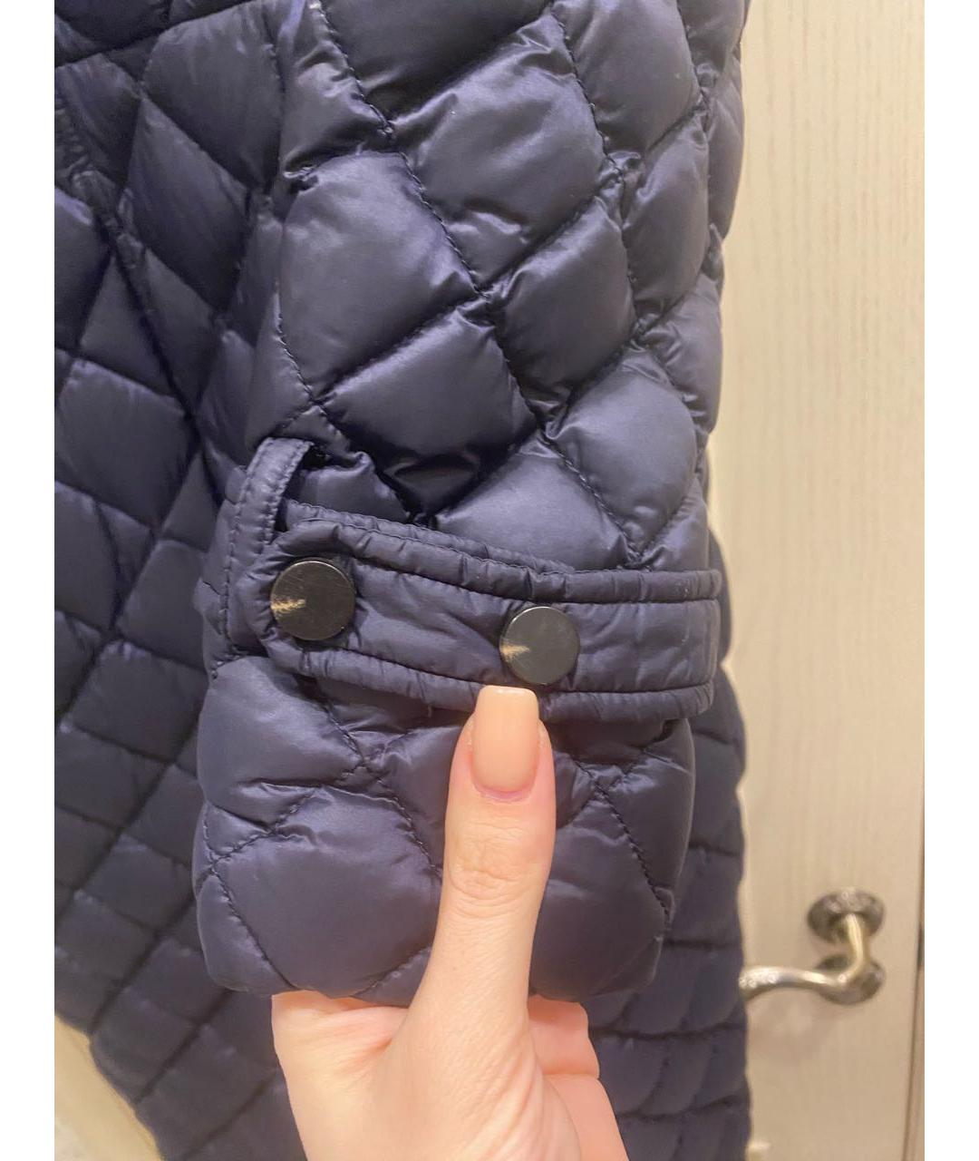 ODRI Темно-синее полиэстеровое пальто, фото 4