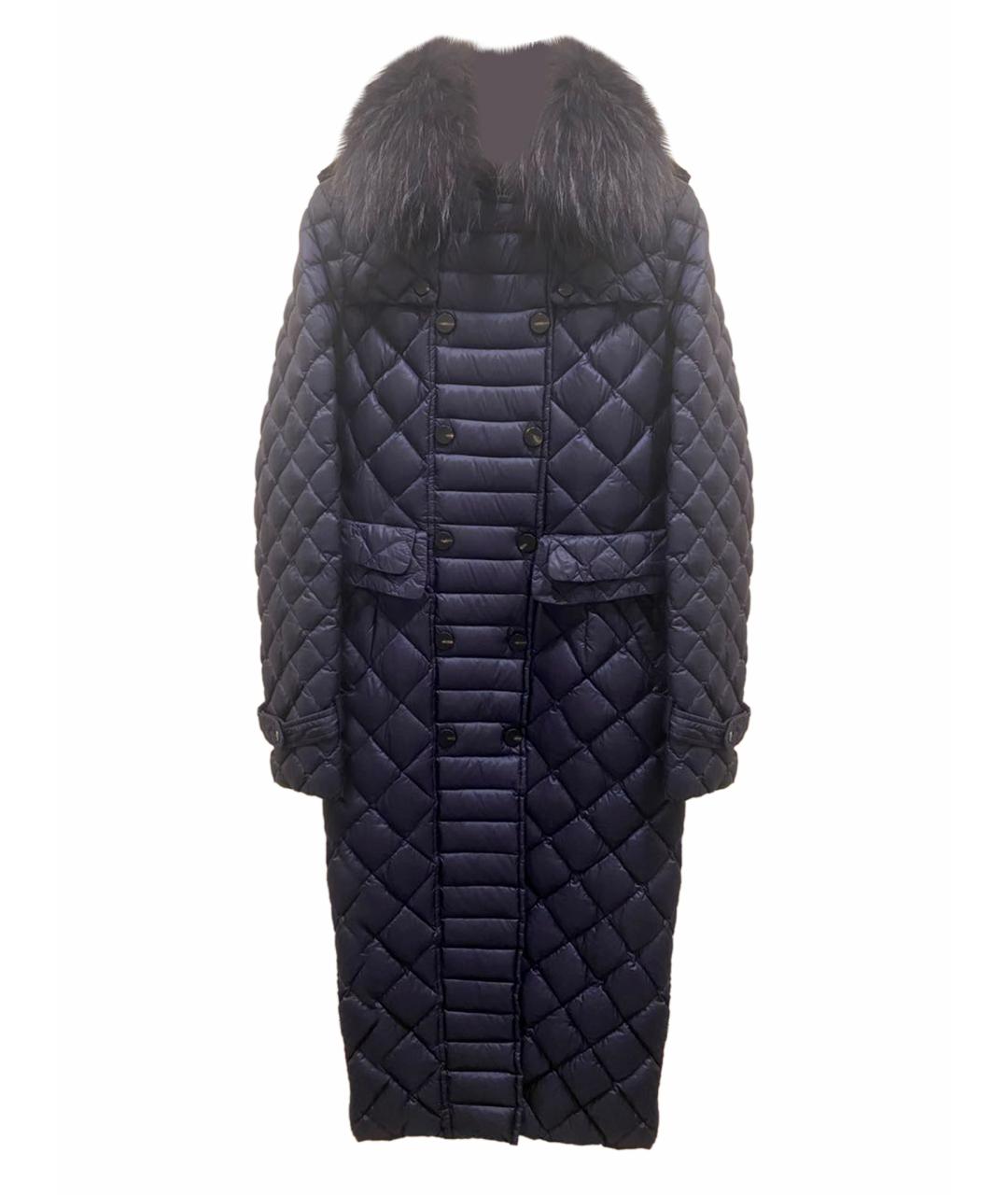 ODRI Темно-синее полиэстеровое пальто, фото 1