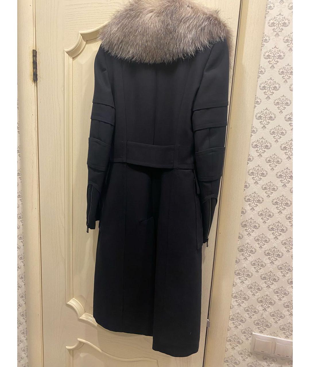 BARBARA BUI Черное шерстяное пальто, фото 2