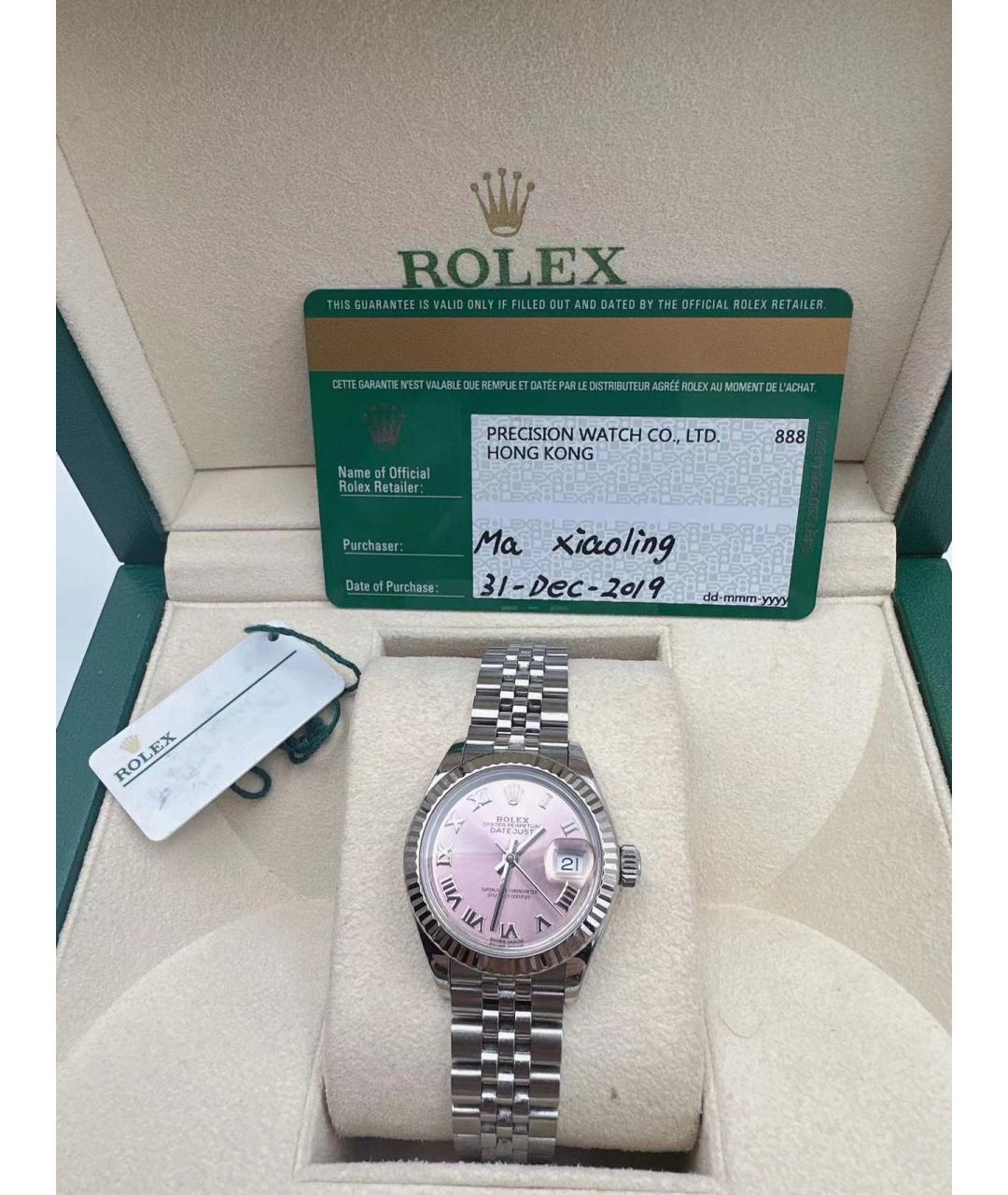 ROLEX Серебряные металлические часы, фото 6