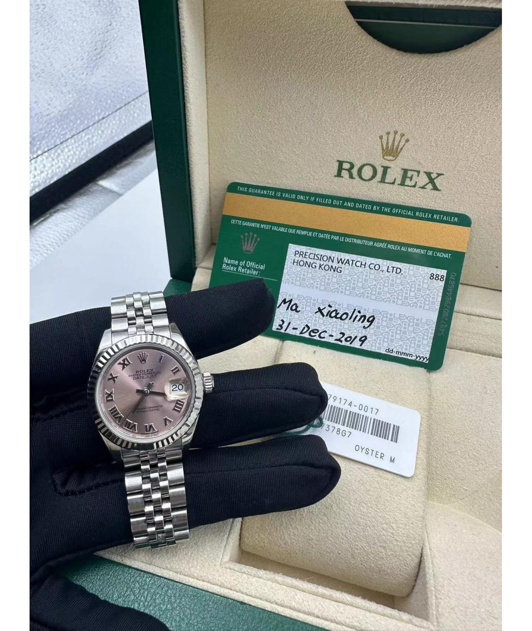 ROLEX Серебряные металлические часы, фото 2