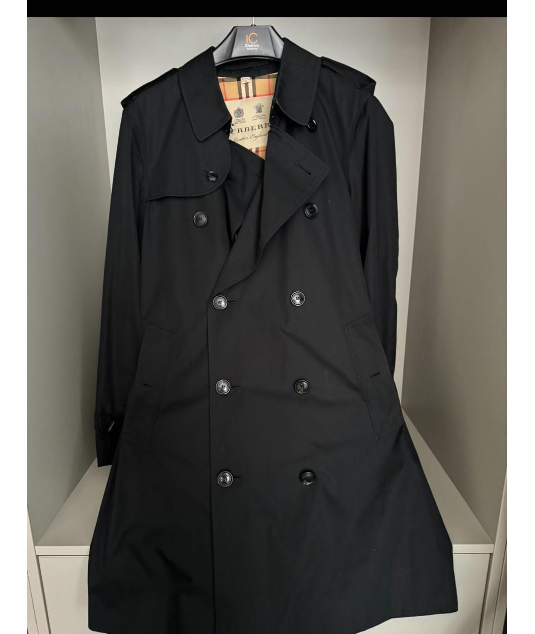 BURBERRY Черный тренч / плащ, фото 3