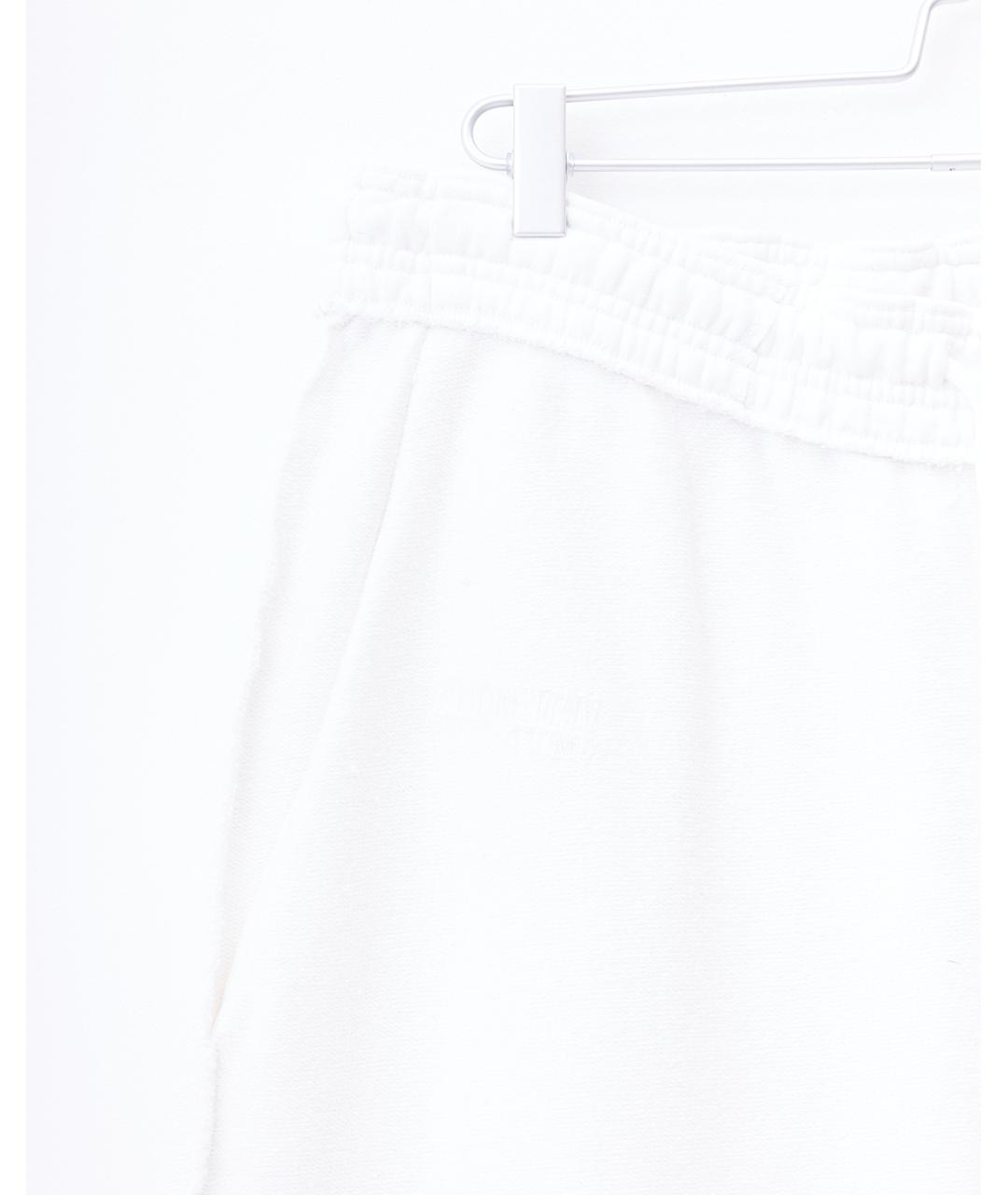 VETEMENTS Белые хлопковые повседневные брюки, фото 5