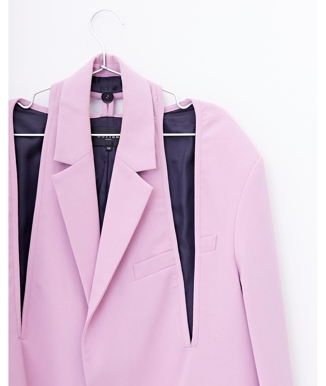 BOTTER Розовый шерстяной пиджак, фото 3