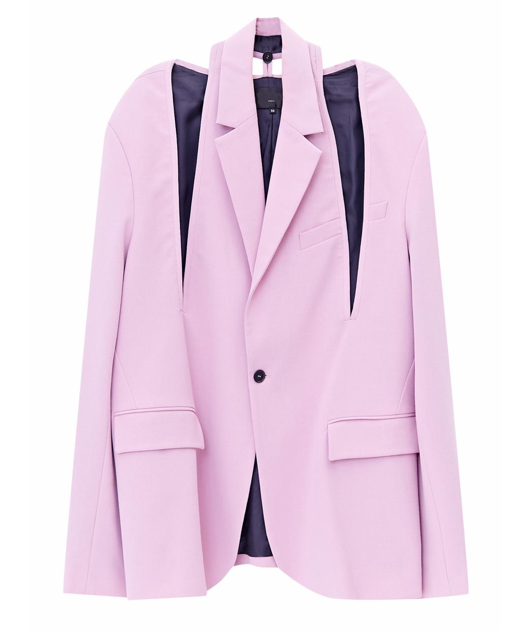 BOTTER Розовый шерстяной пиджак, фото 1