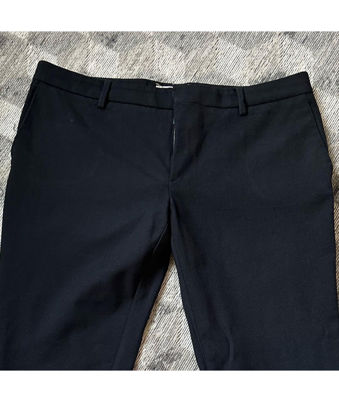 SAINT LAURENT Черные шерстяные брюки узкие, фото 7