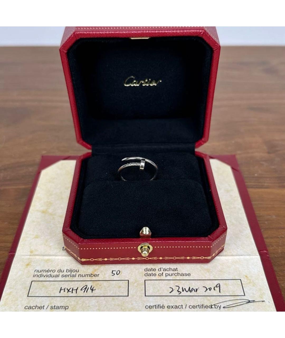 CARTIER Серебряное кольцо из белого золота, фото 2