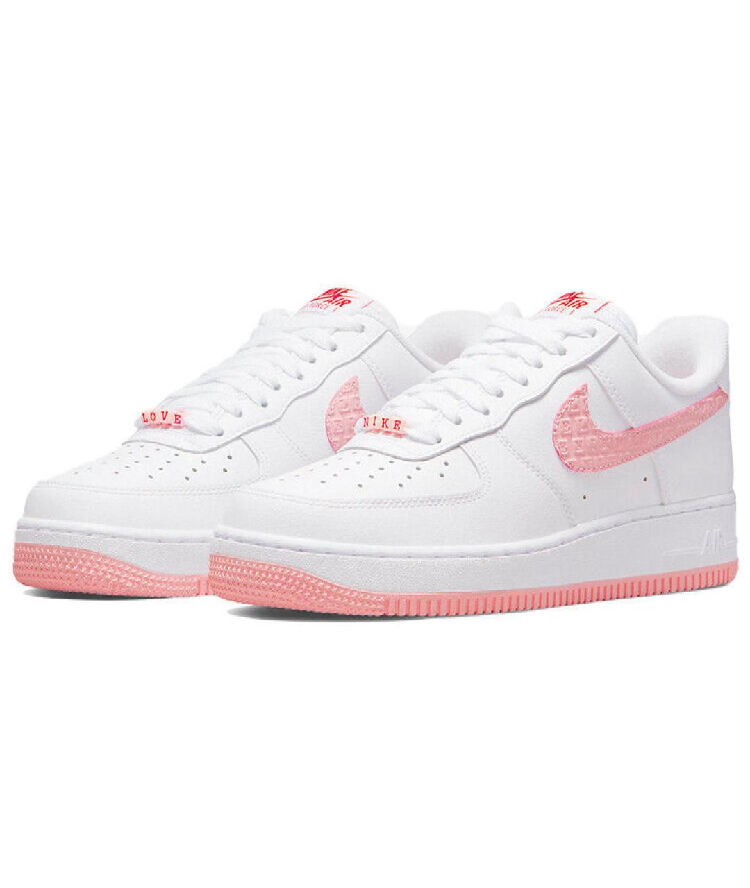 NIKE Белые кроссовки из искусственной кожи, фото 2