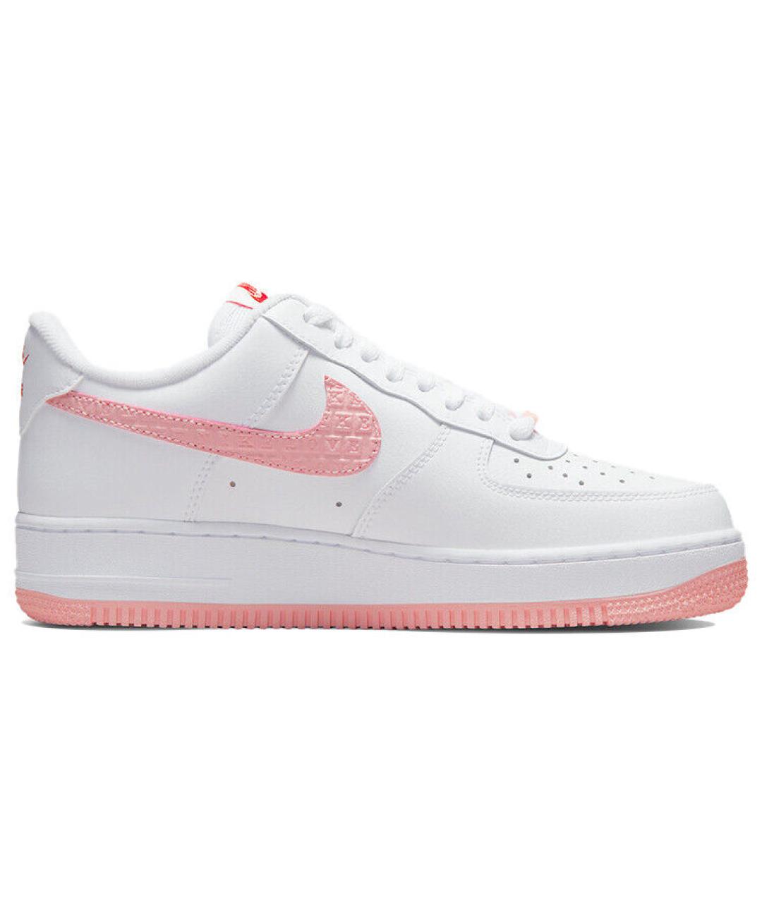 NIKE Белые кроссовки из искусственной кожи, фото 6
