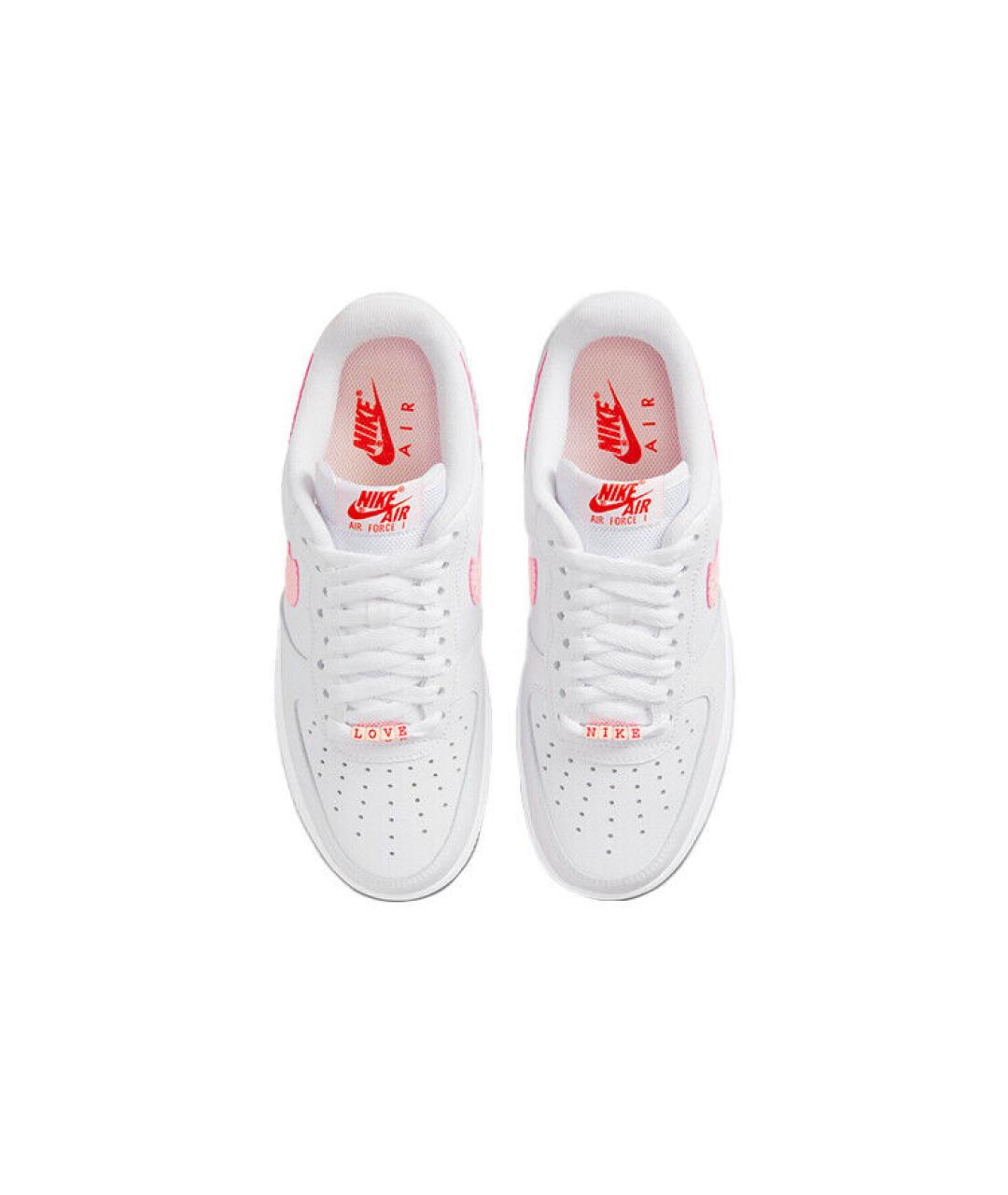 NIKE Белые кроссовки из искусственной кожи, фото 3