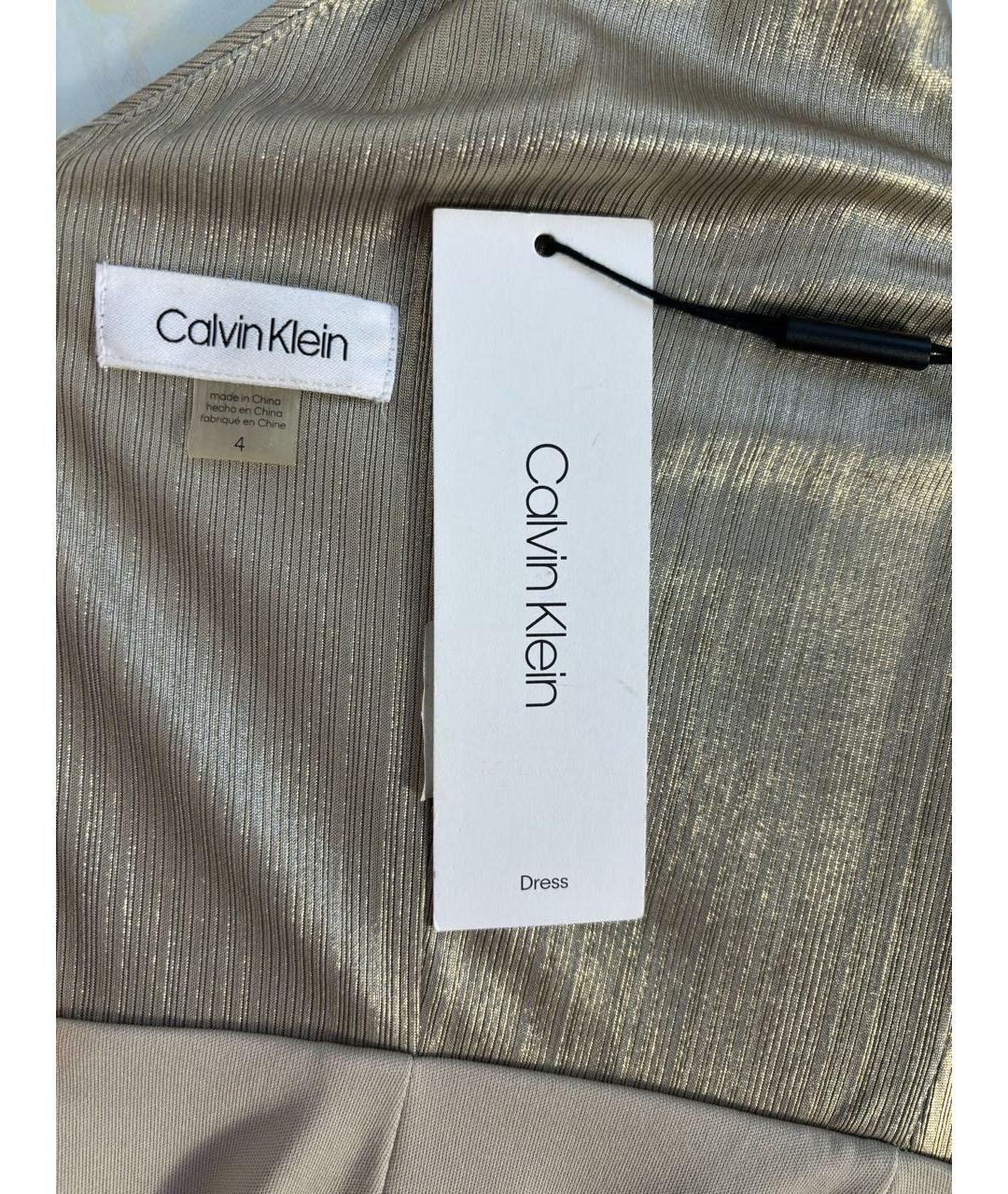 CALVIN KLEIN Полиэстеровое вечернее платье, фото 3