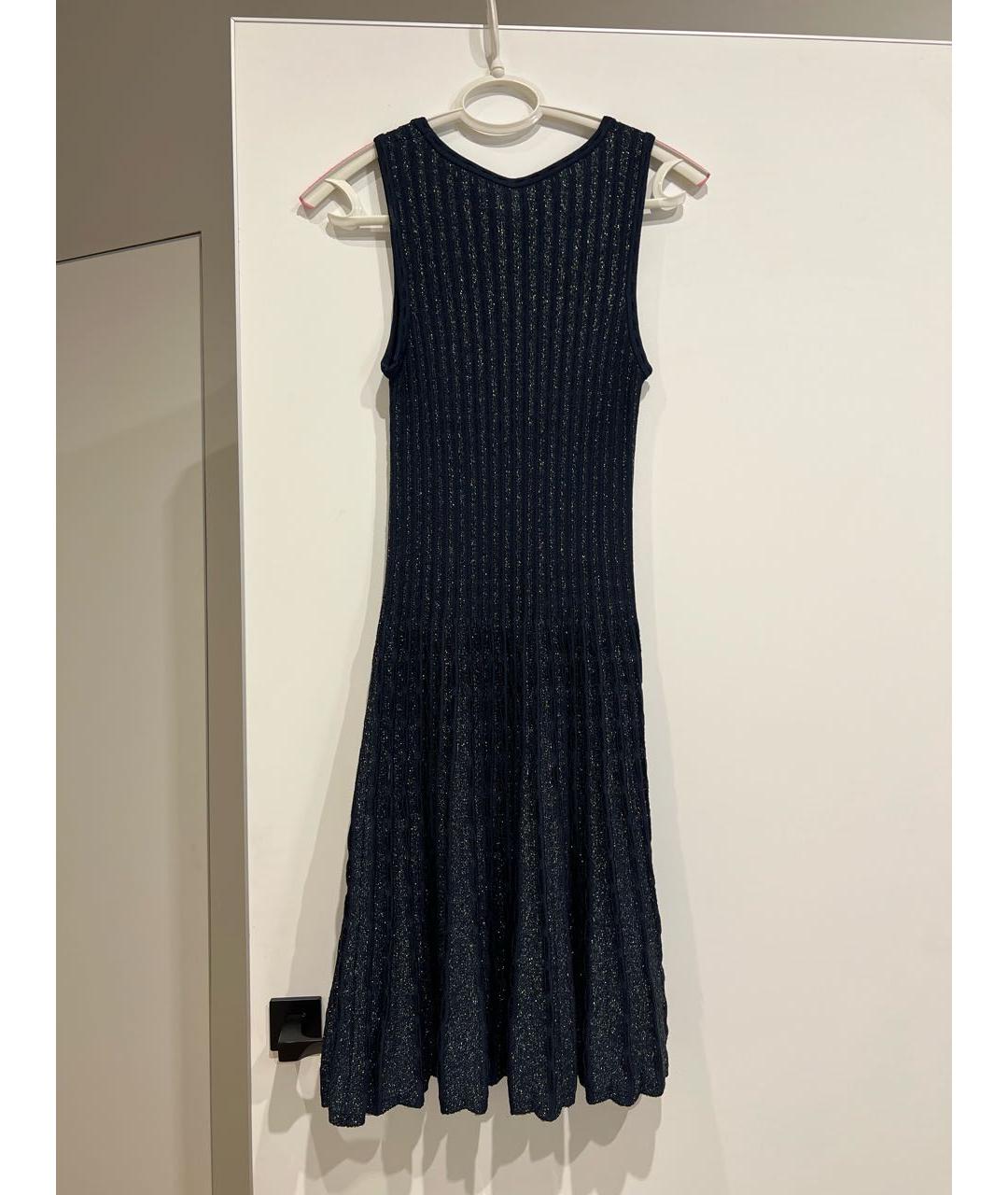 MISSONI Синее полиамидовое коктейльное платье, фото 2