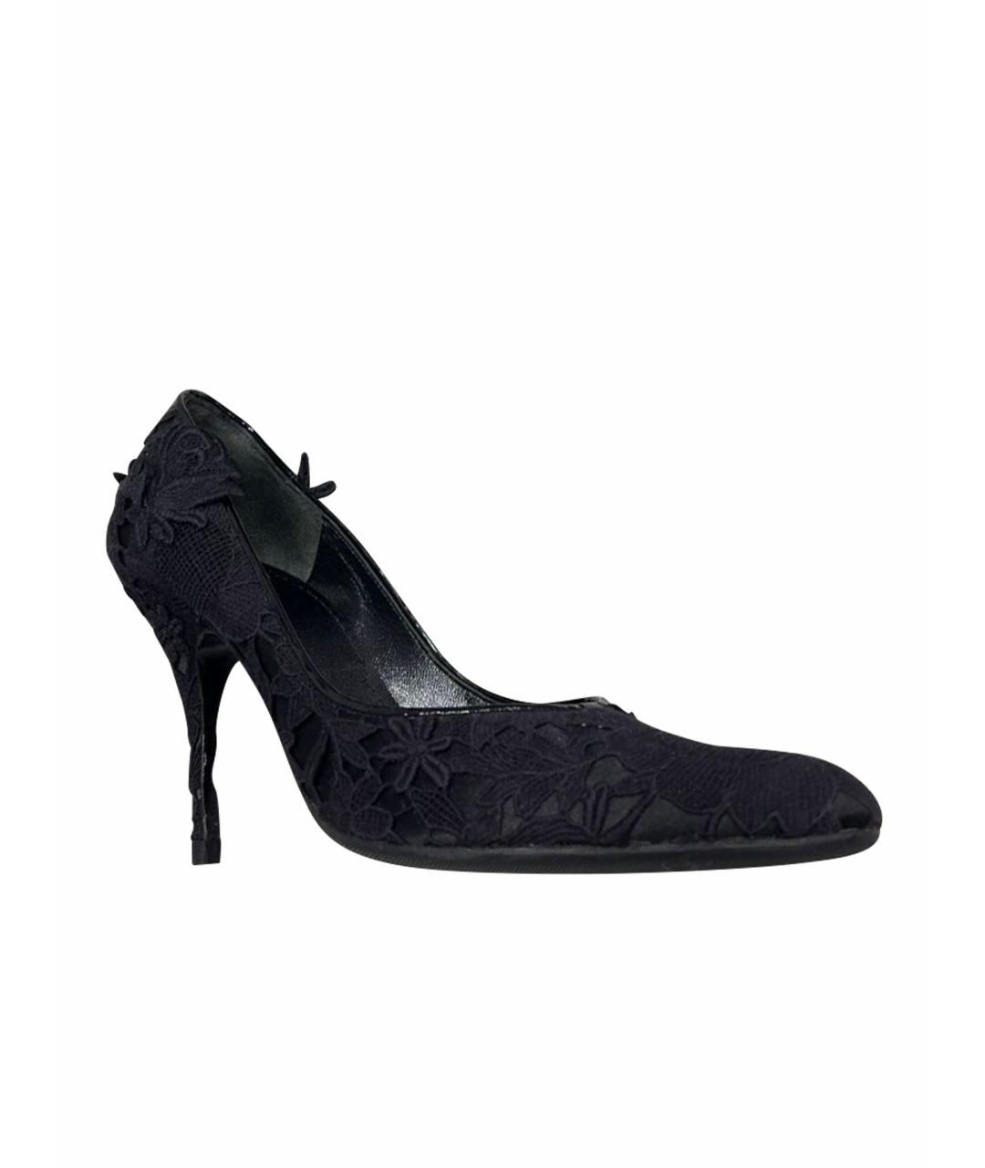 GIVENCHY Черные текстильные туфли, фото 1