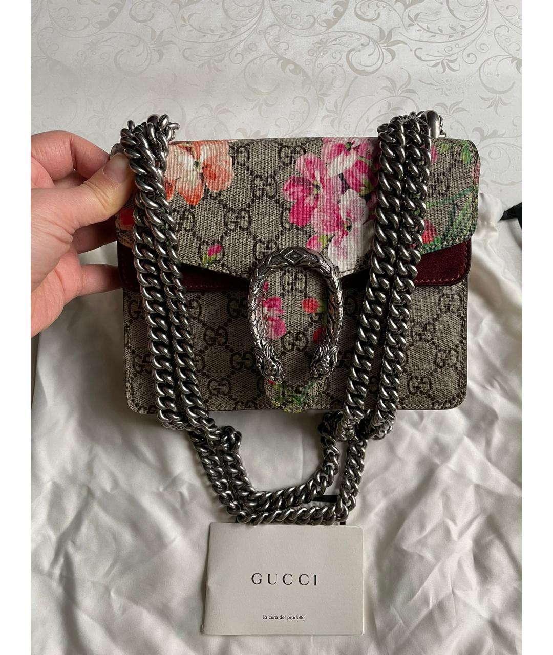 GUCCI Коричневая сумка через плечо, фото 2