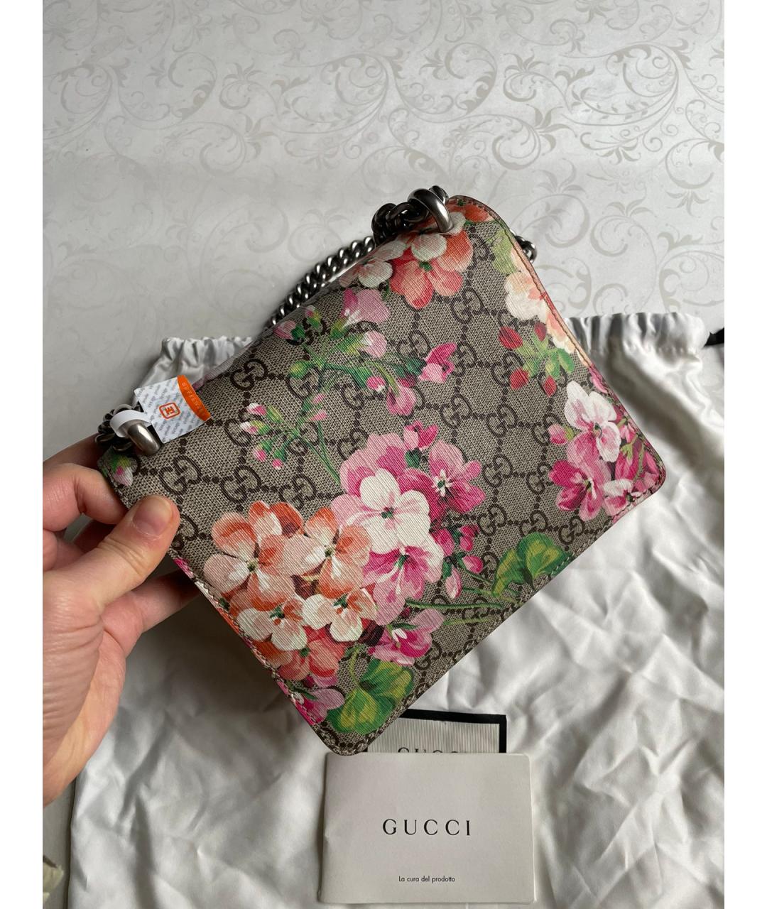 GUCCI Коричневая сумка через плечо, фото 4