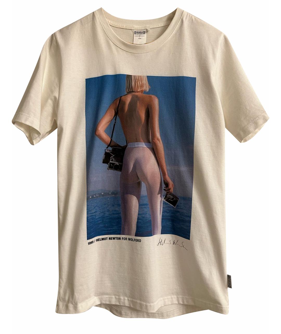 WOLFORD Белая хлопковая футболка, фото 1