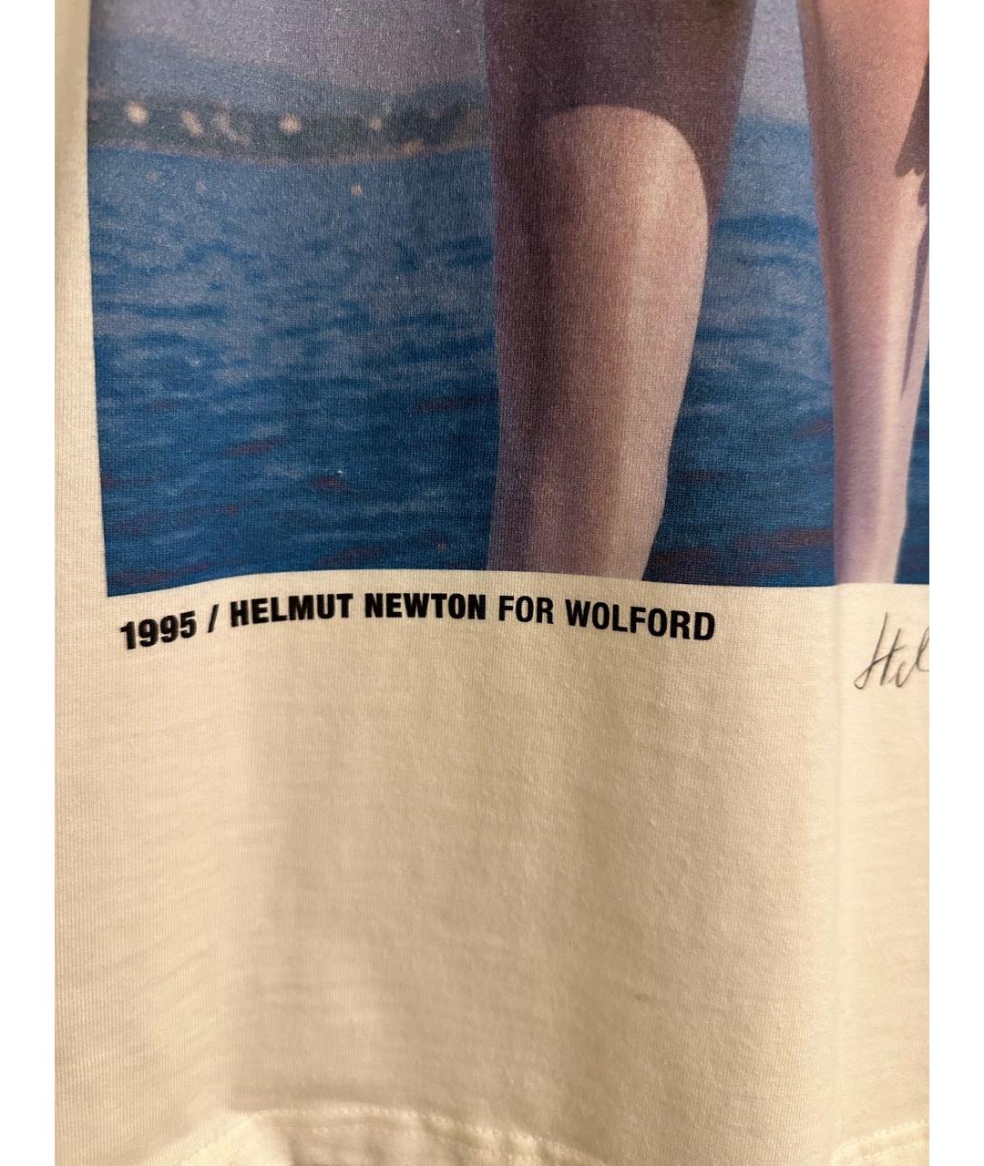 WOLFORD Белая хлопковая футболка, фото 3