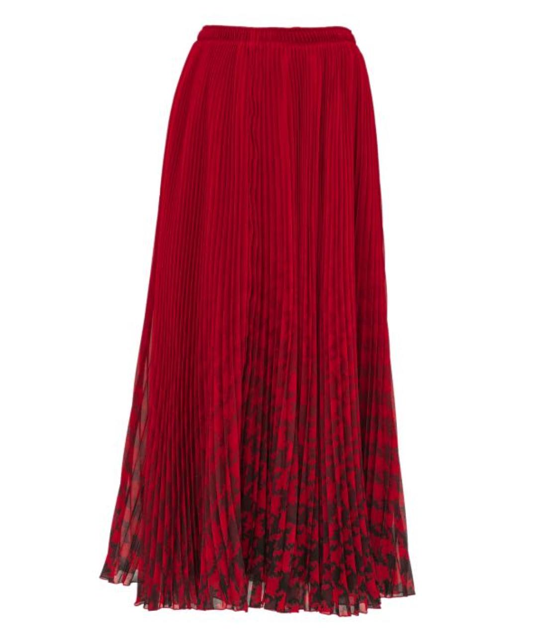 ERMANNO SCERVINO Красная полиэстеровая юбка макси, фото 1