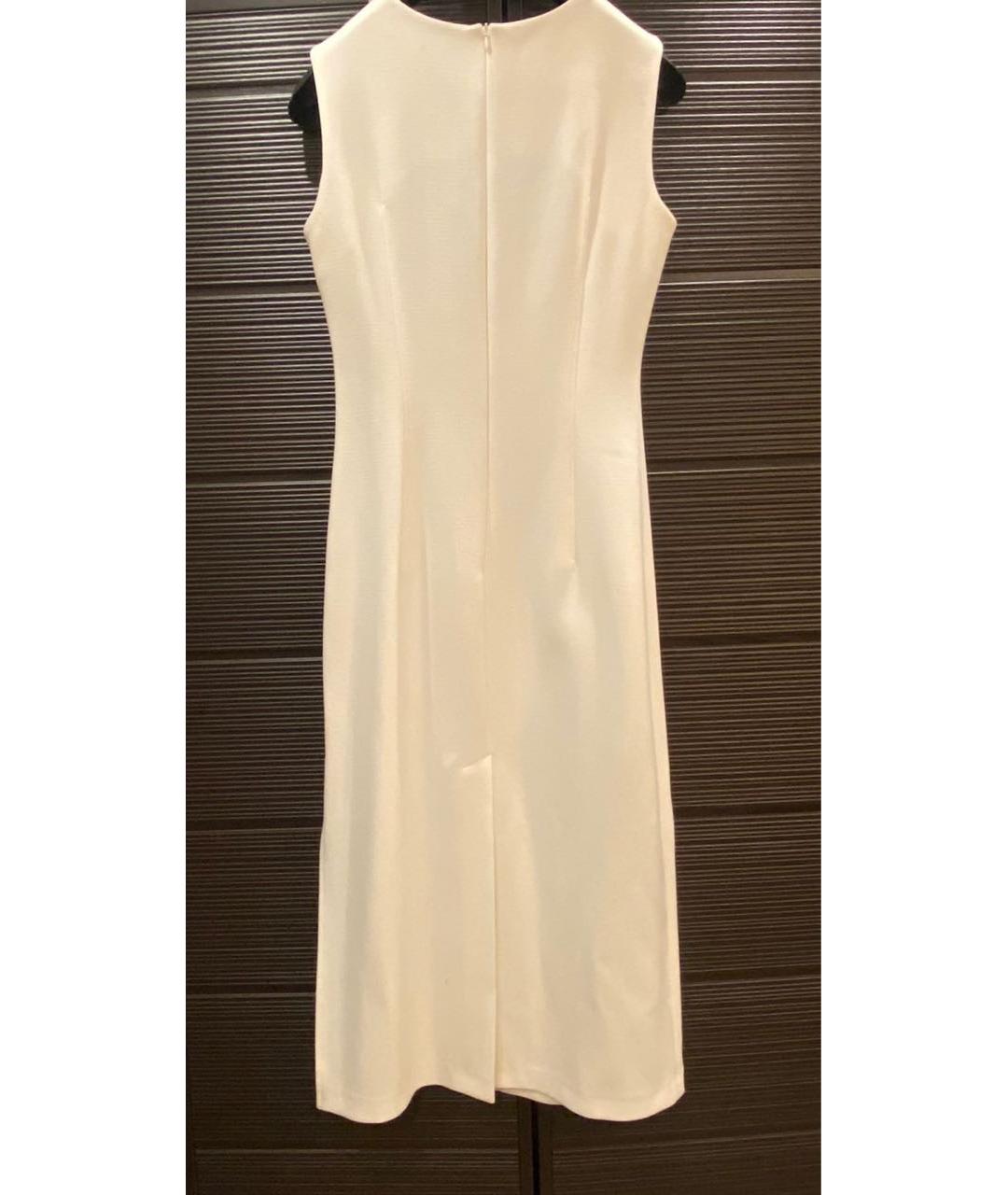 12 STOREEZ Белое шерстяное коктейльное платье, фото 2