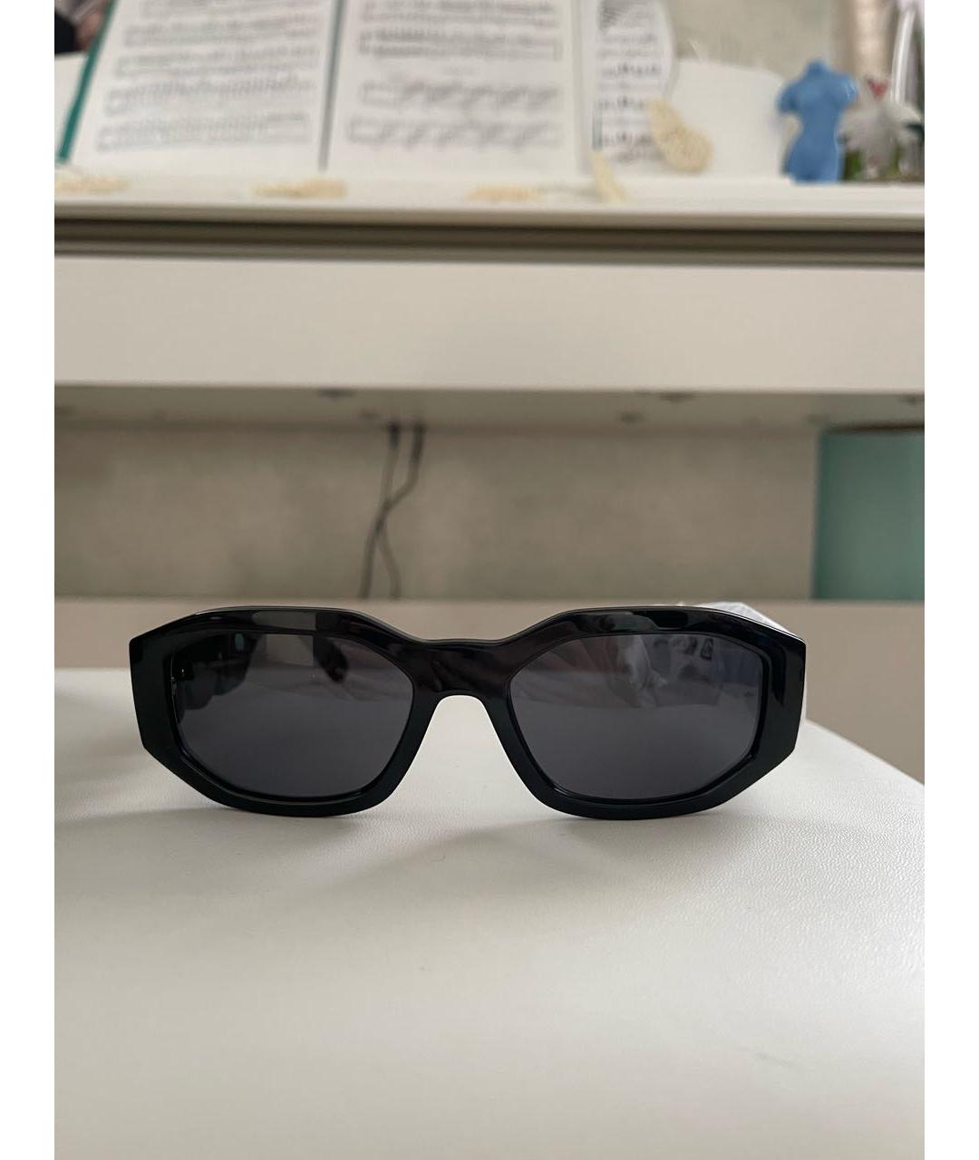 VERSACE Черные солнцезащитные очки, фото 8